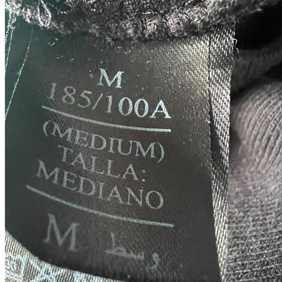 All Saints Theo Crewneck Black Ramskull Embroidered Pullover Sweatshirt Medium - Picture 5 of 7